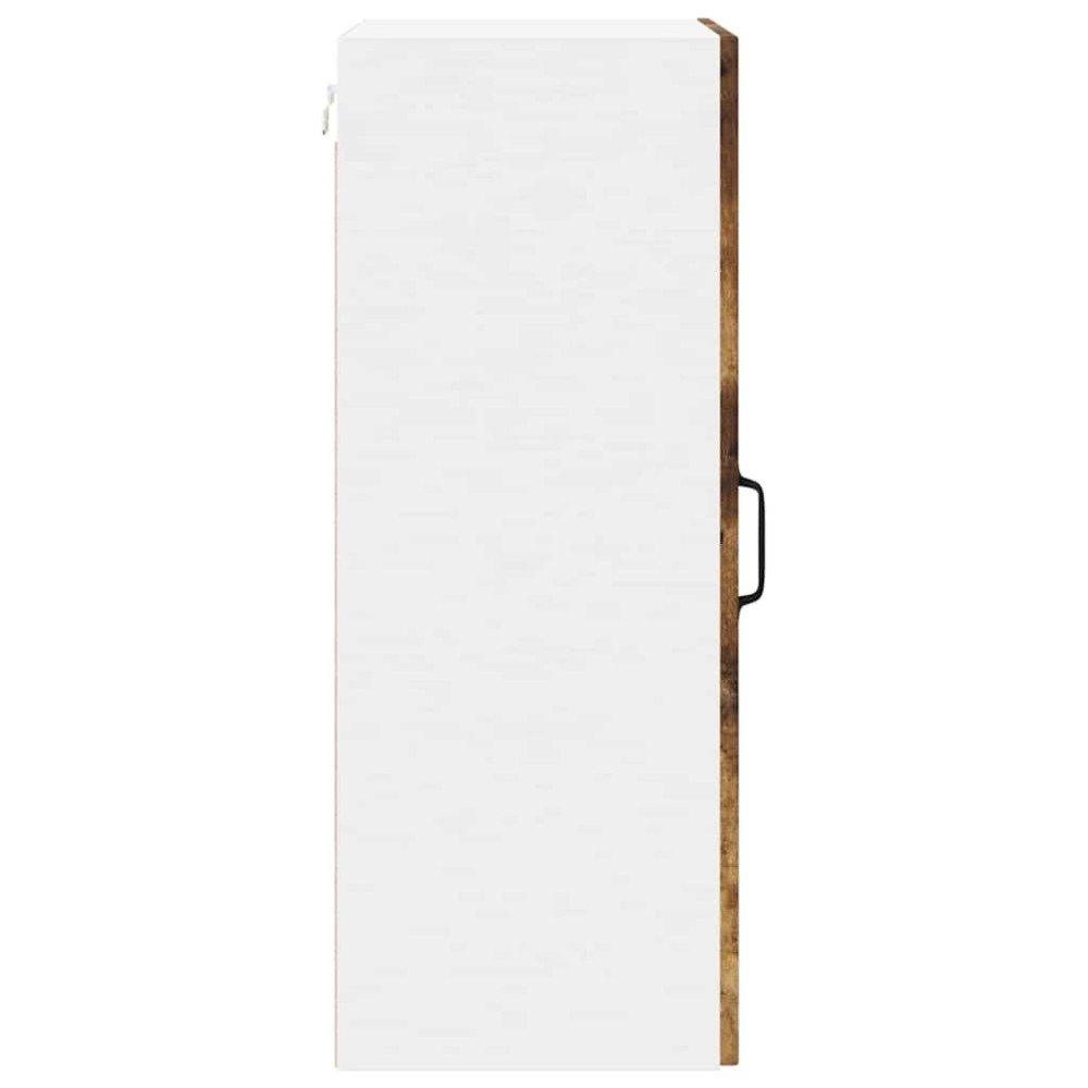 Produktbild för Väggskåp LUCCA Rökt ek 40 x 31 x 80 cm Konstruerat trä