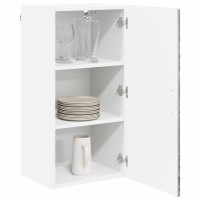 Produktbild för Väggskåp LUCCA Grå sonoma-ek 40 x 31 x 80 cm Konstruerat trä