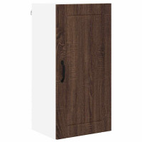 Produktbild för Väggskåp LUCCA Brun ek 40 x 31 x 80 cm Konstruerat trä