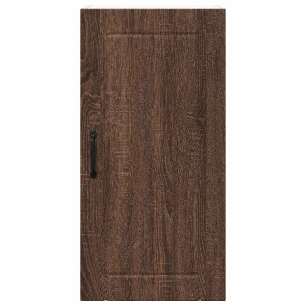 Produktbild för Väggskåp LUCCA Brun ek 40 x 31 x 80 cm Konstruerat trä