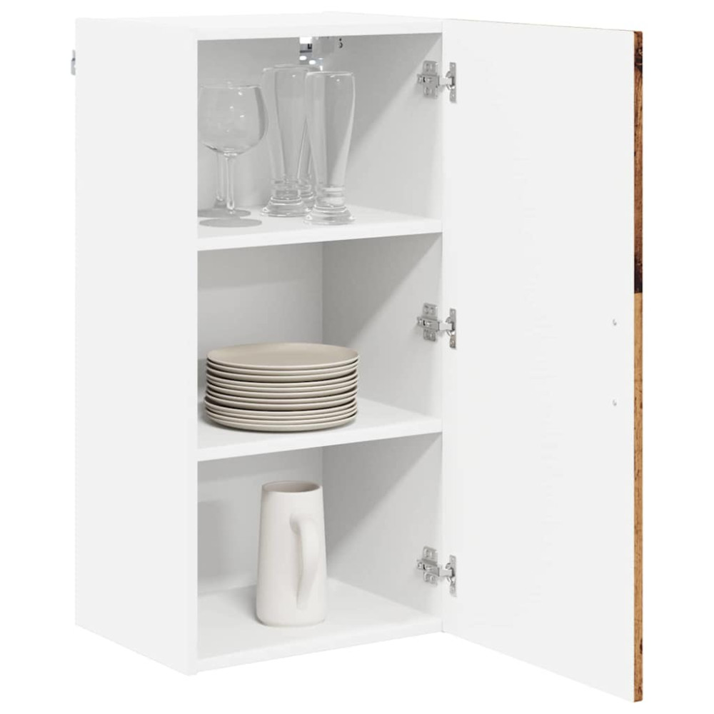 Produktbild för Väggskåp LUCCA Gammalt trä 40 x 31 x 80 cm Konstruerat trä