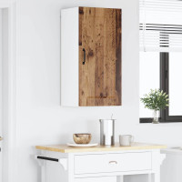 Produktbild för Väggskåp LUCCA Gammalt trä 40 x 31 x 80 cm Konstruerat trä