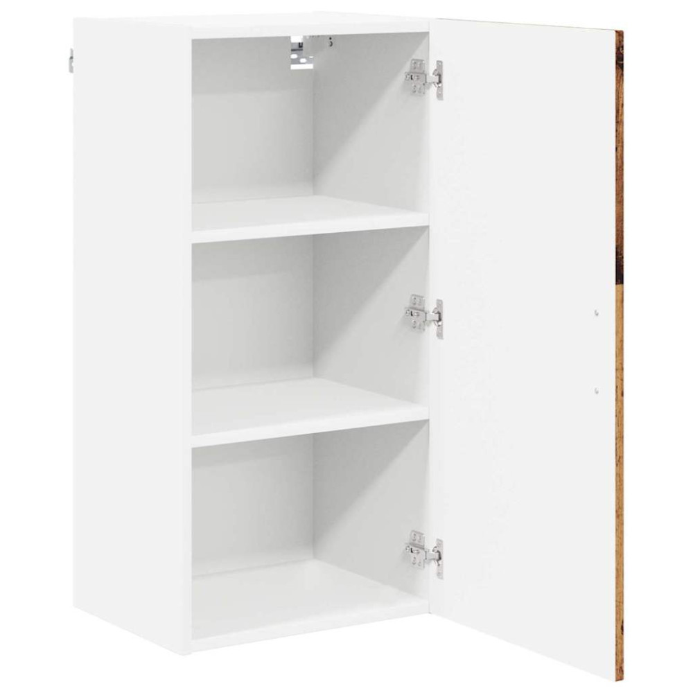 Produktbild för Väggskåp LUCCA Gammalt trä 40 x 31 x 80 cm Konstruerat trä