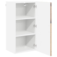 Produktbild för Väggskåp LUCCA Gammalt trä 40 x 31 x 80 cm Konstruerat trä