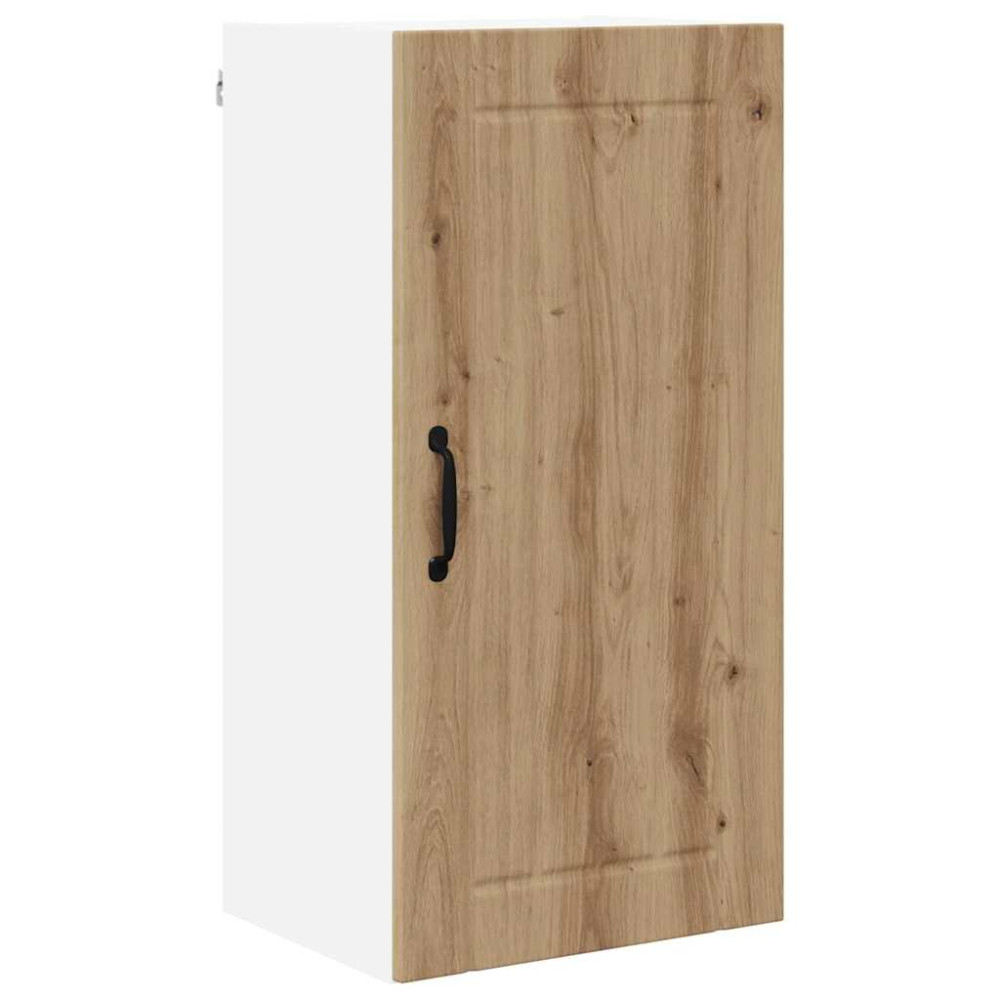 Produktbild för Väggskåp LUCCA Artisan-ek 40 x 31 x 80 cm Konstruerat trä