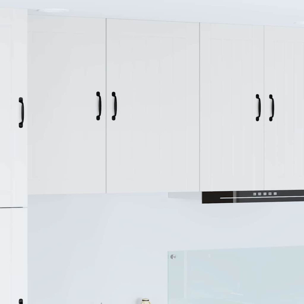 Produktbild för Väggskåp LUCCA Vit 50 x 31 x 80 cm Konstruerat trä