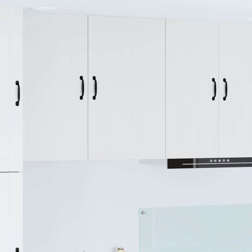vidaXL Väggskåp LUCCA Vit 50 x 31 x 80 cm Konstruerat trä