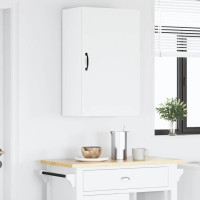 Produktbild för Väggskåp LUCCA Vit 50 x 31 x 80 cm Konstruerat trä