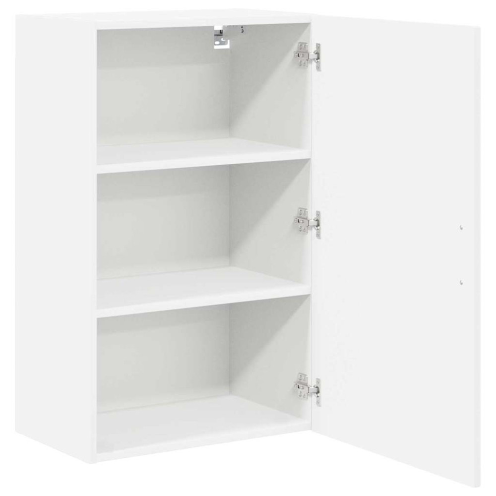 Produktbild för Väggskåp LUCCA Vit 50 x 31 x 80 cm Konstruerat trä