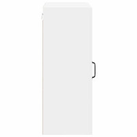 Produktbild för Väggskåp LUCCA Vit 50 x 31 x 80 cm Konstruerat trä