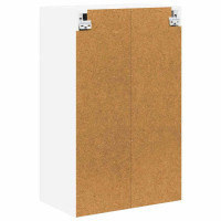 Produktbild för Väggskåp LUCCA Vit 50 x 31 x 80 cm Konstruerat trä