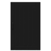 Produktbild för Väggskåp LUCCA Svart 50 x 31 x 80 cm Konstruerat trä