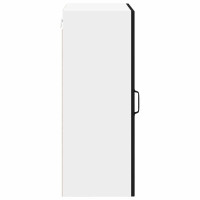 Produktbild för Väggskåp LUCCA Svart 50 x 31 x 80 cm Konstruerat trä