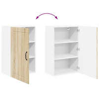 Produktbild för Väggskåp LUCCA Sonoma-ek 50 x 31 x 80 cm Konstruerat trä