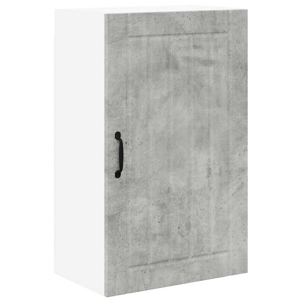 Produktbild för Väggskåp LUCCA Betonggrå 50 x 31 x 80 cm Konstruerat trä