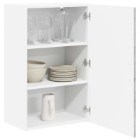 Produktbild för Väggskåp LUCCA Betonggrå 50 x 31 x 80 cm Konstruerat trä