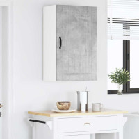 Produktbild för Väggskåp LUCCA Betonggrå 50 x 31 x 80 cm Konstruerat trä