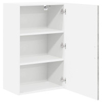 Produktbild för Väggskåp LUCCA Betonggrå 50 x 31 x 80 cm Konstruerat trä