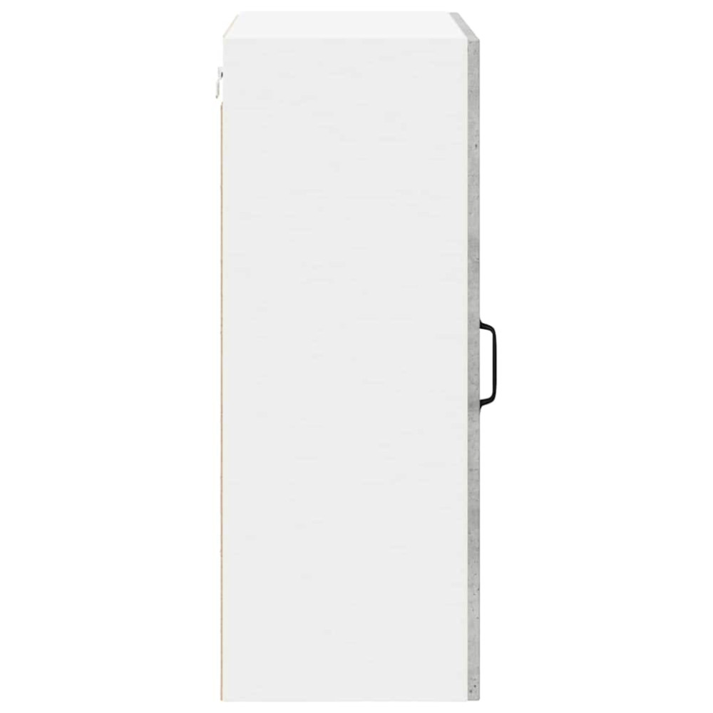Produktbild för Väggskåp LUCCA Betonggrå 50 x 31 x 80 cm Konstruerat trä