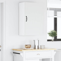 Produktbild för Väggskåp LUCCA Vit högglans 50 x 31 x 80 cm Konstruerat trä