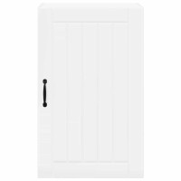 Produktbild för Väggskåp LUCCA Vit högglans 50 x 31 x 80 cm Konstruerat trä