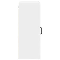 Produktbild för Väggskåp LUCCA Vit högglans 50 x 31 x 80 cm Konstruerat trä