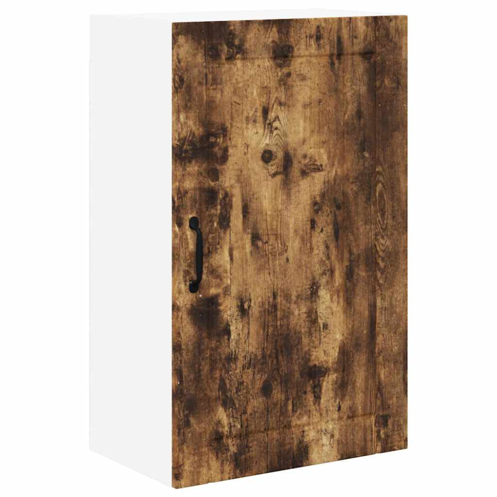 Produktbild för Väggskåp LUCCA Rökt ek 50 x 31 x 80 cm Konstruerat trä