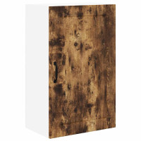 Produktbild för Väggskåp LUCCA Rökt ek 50 x 31 x 80 cm Konstruerat trä