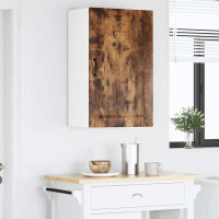 Produktbild för Väggskåp LUCCA Rökt ek 50 x 31 x 80 cm Konstruerat trä
