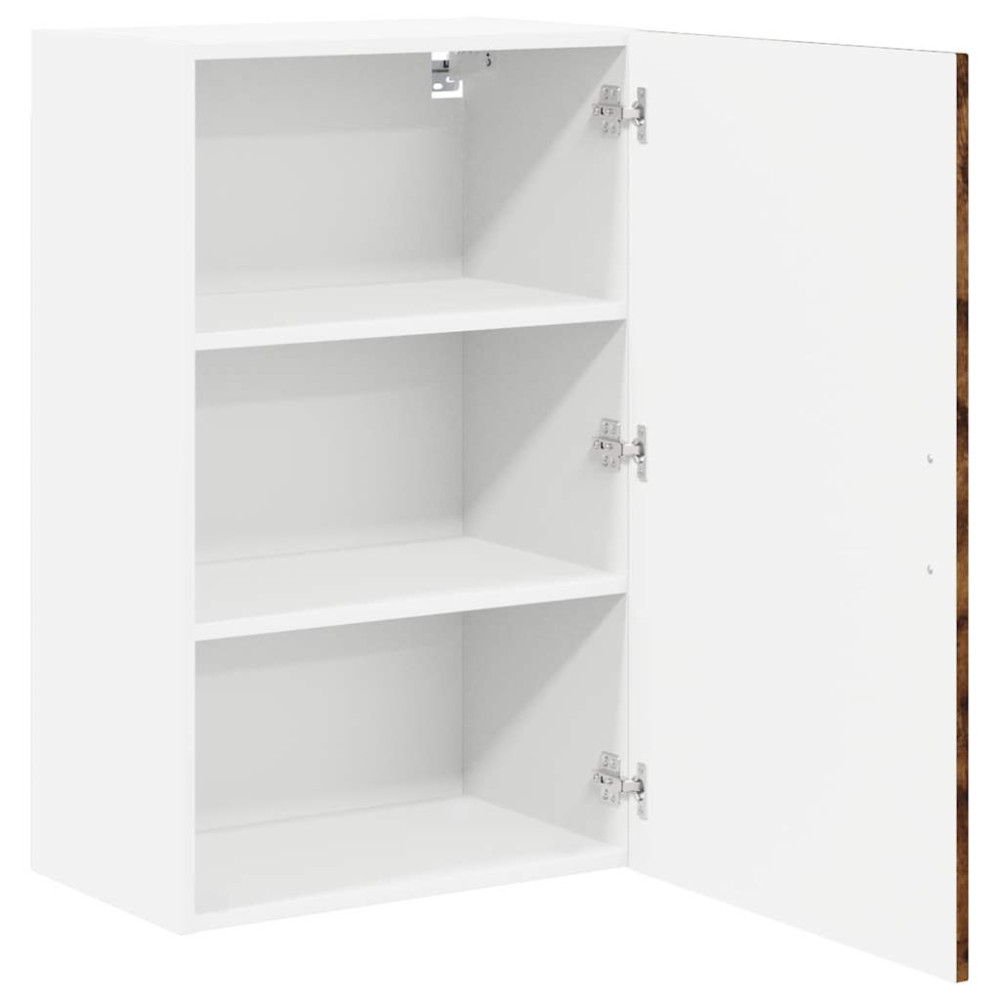Produktbild för Väggskåp LUCCA Rökt ek 50 x 31 x 80 cm Konstruerat trä