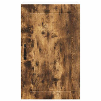 Produktbild för Väggskåp LUCCA Rökt ek 50 x 31 x 80 cm Konstruerat trä