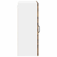 Produktbild för Väggskåp LUCCA Rökt ek 50 x 31 x 80 cm Konstruerat trä