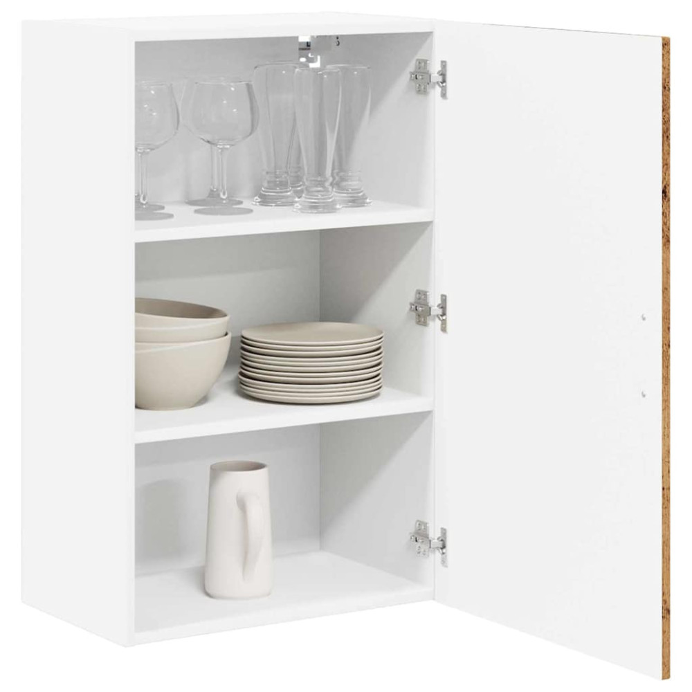 Produktbild för Väggskåp LUCCA Gammalt trä 50 x 31 x 80 cm Konstruerat trä