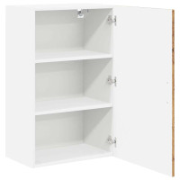 Produktbild för Väggskåp LUCCA Gammalt trä 50 x 31 x 80 cm Konstruerat trä