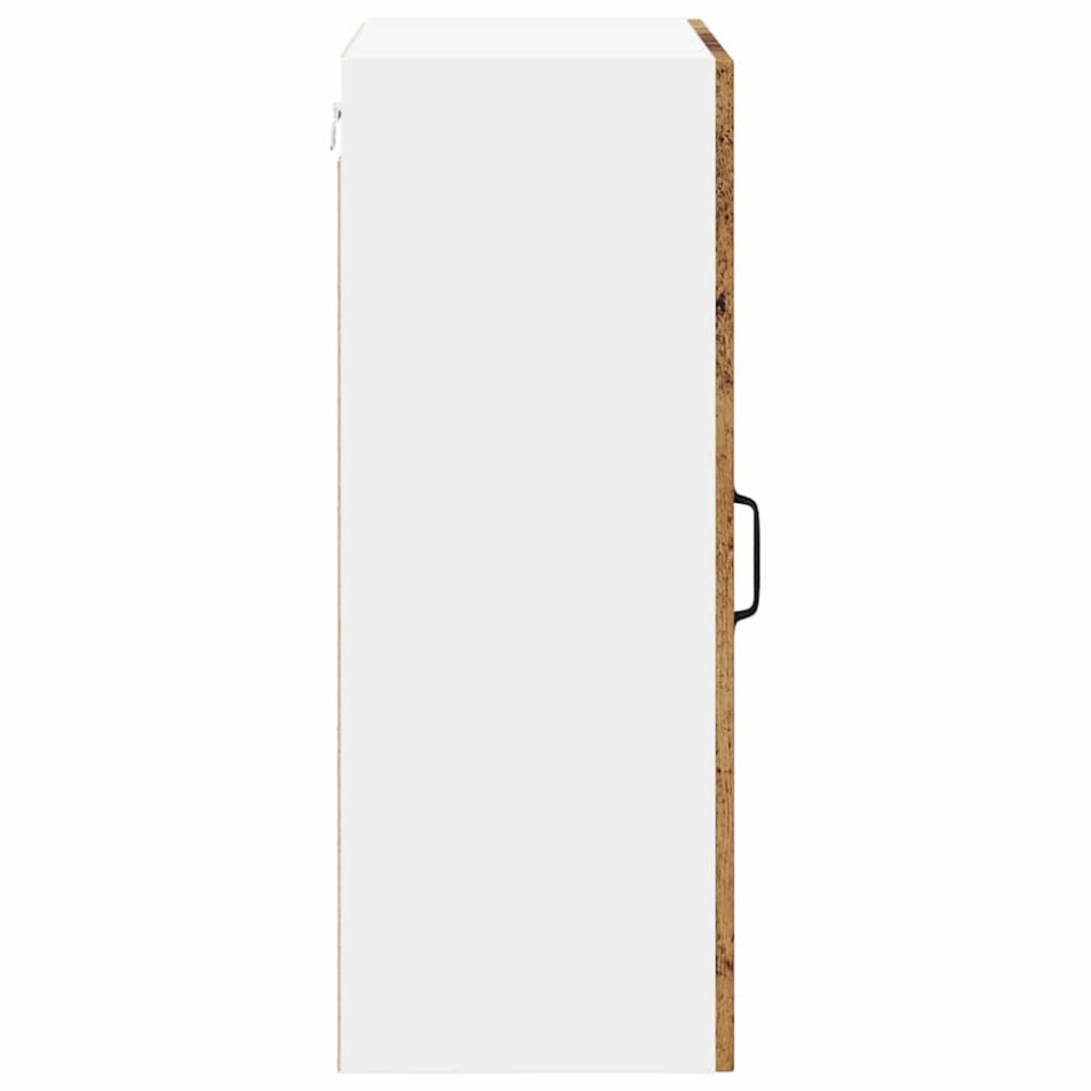 Produktbild för Väggskåp LUCCA Gammalt trä 50 x 31 x 80 cm Konstruerat trä