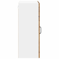 Produktbild för Väggskåp LUCCA Gammalt trä 50 x 31 x 80 cm Konstruerat trä