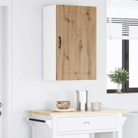 Produktbild för Väggskåp LUCCA Artisan-ek 50 x 31 x 80 cm Konstruerat trä
