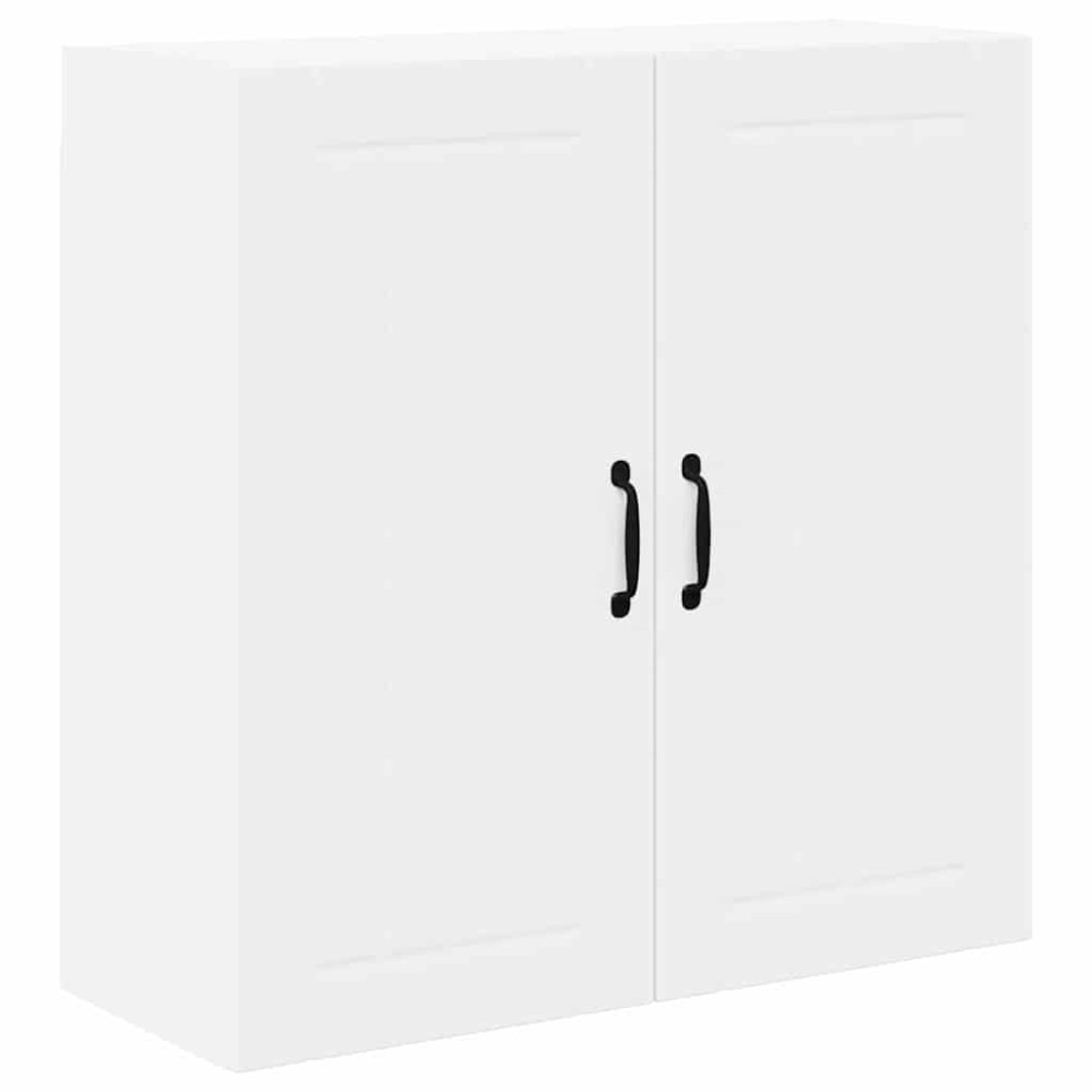 Produktbild för Väggskåp LUCCA Vit 80 x 31 x 80 cm Konstruerat trä
