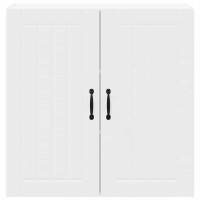 Produktbild för Väggskåp LUCCA Vit 80 x 31 x 80 cm Konstruerat trä