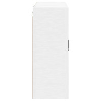 Produktbild för Väggskåp LUCCA Vit 80 x 31 x 80 cm Konstruerat trä