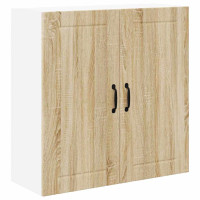 Produktbild för Väggskåp LUCCA Sonoma-ek 80 x 31 x 80 cm Konstruerat trä