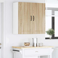 Produktbild för Väggskåp LUCCA Sonoma-ek 80 x 31 x 80 cm Konstruerat trä