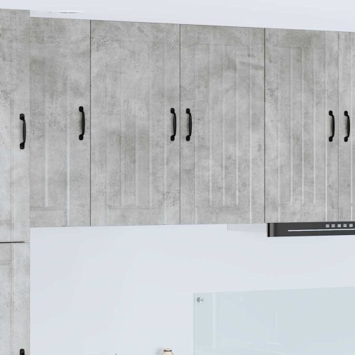 vidaXL Väggskåp LUCCA Betonggrå 80 x 31 x 80 cm Konstruerat trä