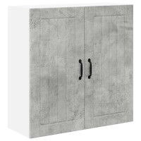 Produktbild för Väggskåp LUCCA Betonggrå 80 x 31 x 80 cm Konstruerat trä