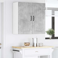 Produktbild för Väggskåp LUCCA Betonggrå 80 x 31 x 80 cm Konstruerat trä