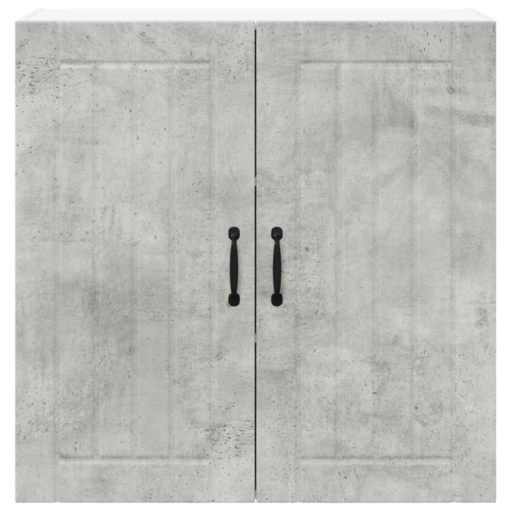 Produktbild för Väggskåp LUCCA Betonggrå 80 x 31 x 80 cm Konstruerat trä