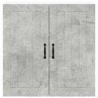 Produktbild för Väggskåp LUCCA Betonggrå 80 x 31 x 80 cm Konstruerat trä