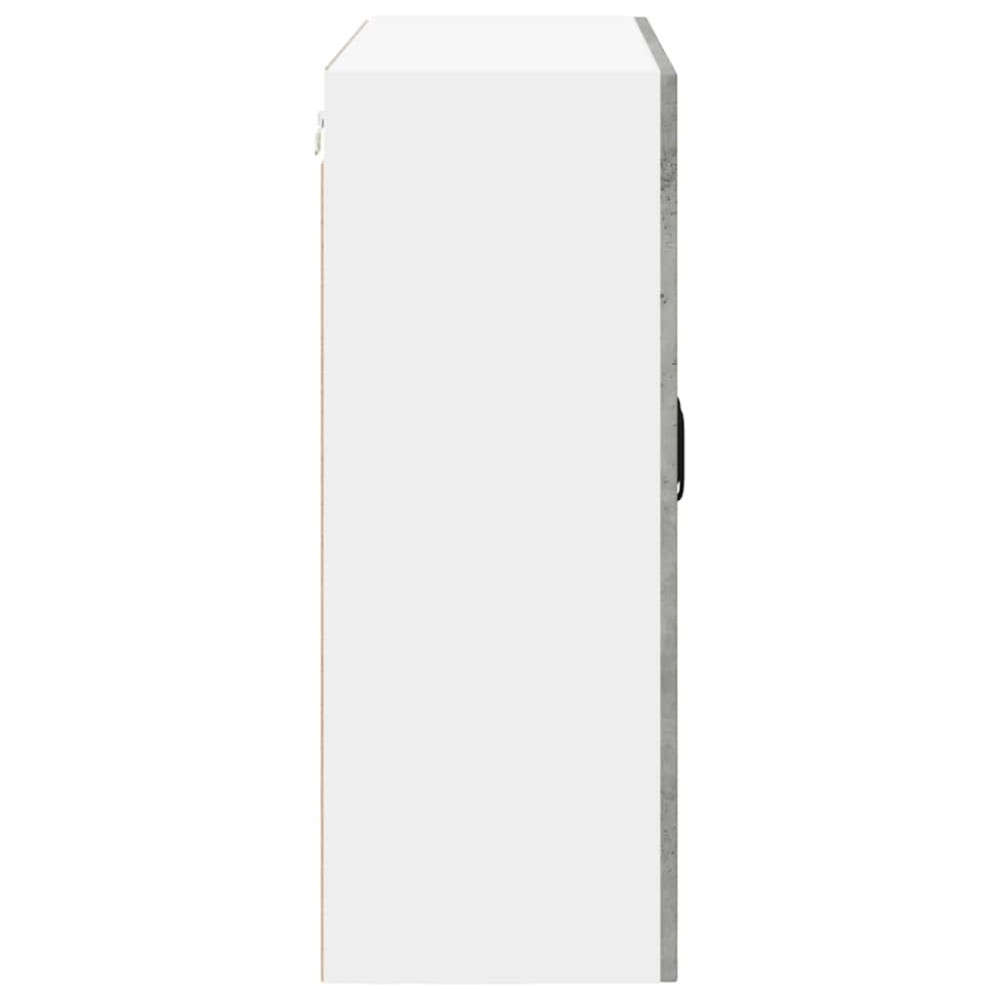 Produktbild för Väggskåp LUCCA Betonggrå 80 x 31 x 80 cm Konstruerat trä