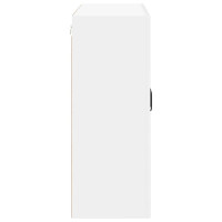 Produktbild för Väggskåp LUCCA Vit högglans 80 x 31 x 80 cm Konstruerat trä