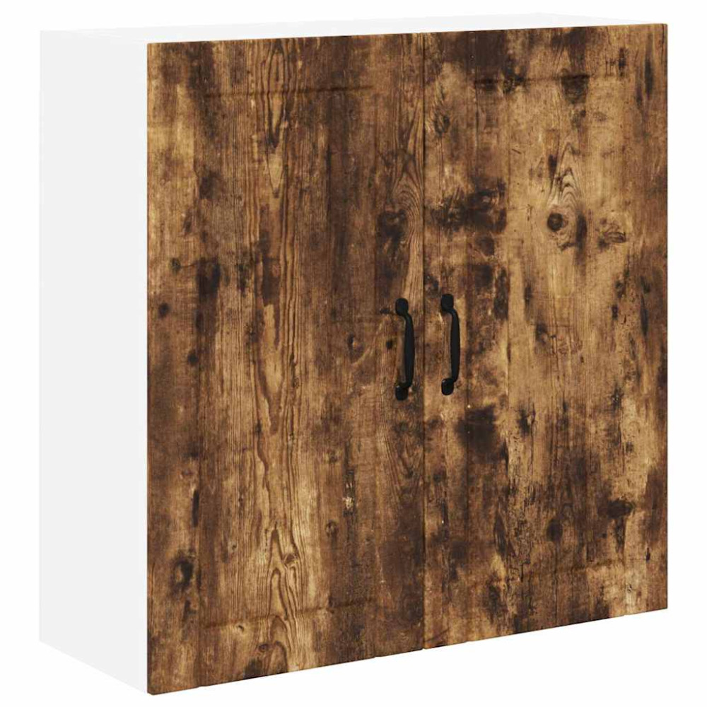 Produktbild för Väggskåp LUCCA Rökt ek 80 x 31 x 80 cm Konstruerat trä